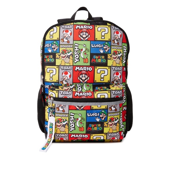 SOLD- Mario Bros Backpack. NWT. Official Nintendo Licensed Product. - Picture 3 of 5